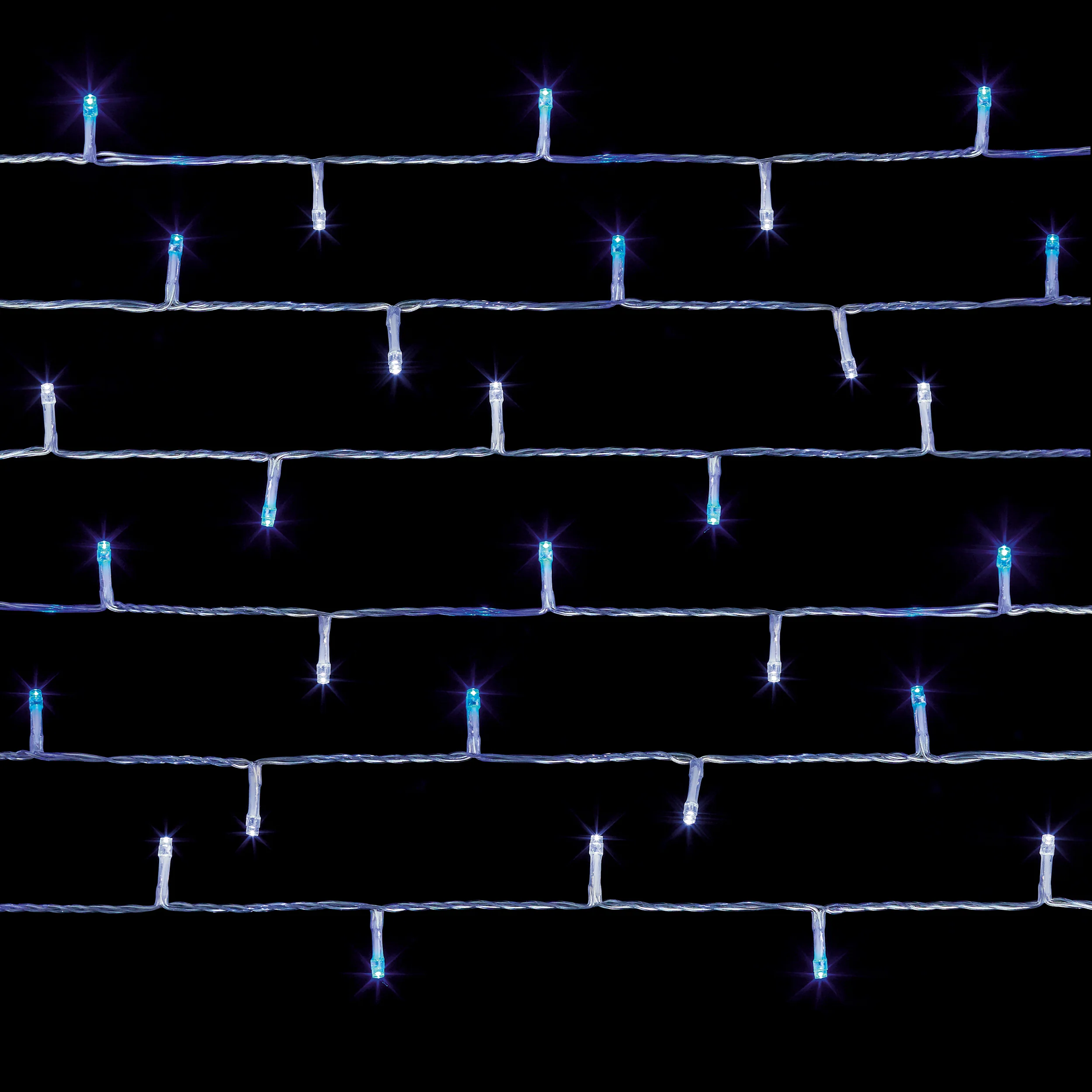 Premier 200 Blue & White LED Multi Action SupaBrights with Clear Cable and Timer - Image 3