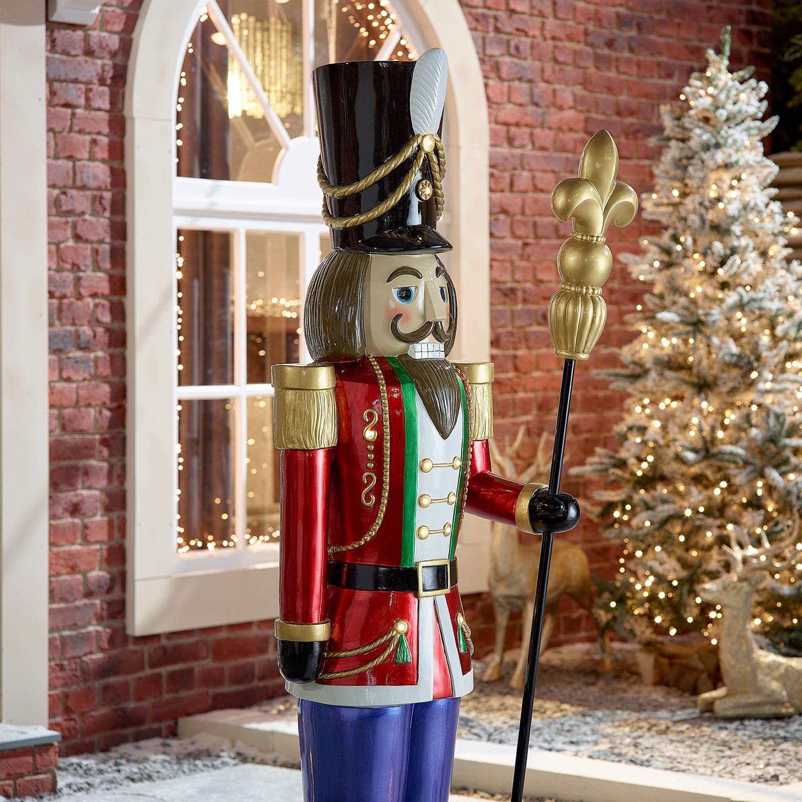 Christian the Giant 5.2ft Nutcracker Light Up LED - Indoor Outdoor - Image 6