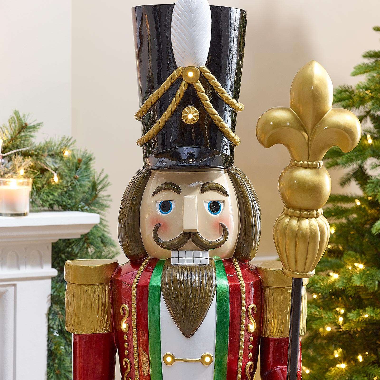 Christian the Giant 5.2ft Nutcracker Light Up LED - Indoor Outdoor - Image 7