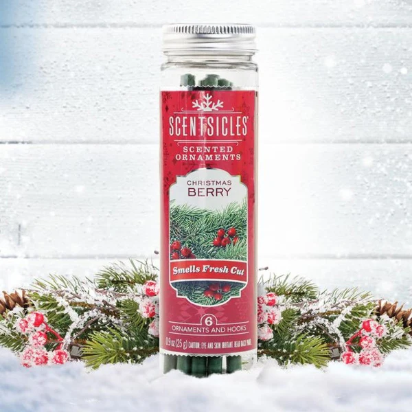 Christmas Berry Snowberry Pine ScentSicles - Christmas Tree Scent Sticks - Image 4