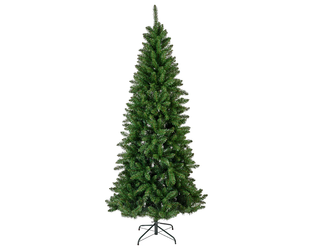 Everlands Lodge Pine Slim Artificial Christmas Tree - Image 7