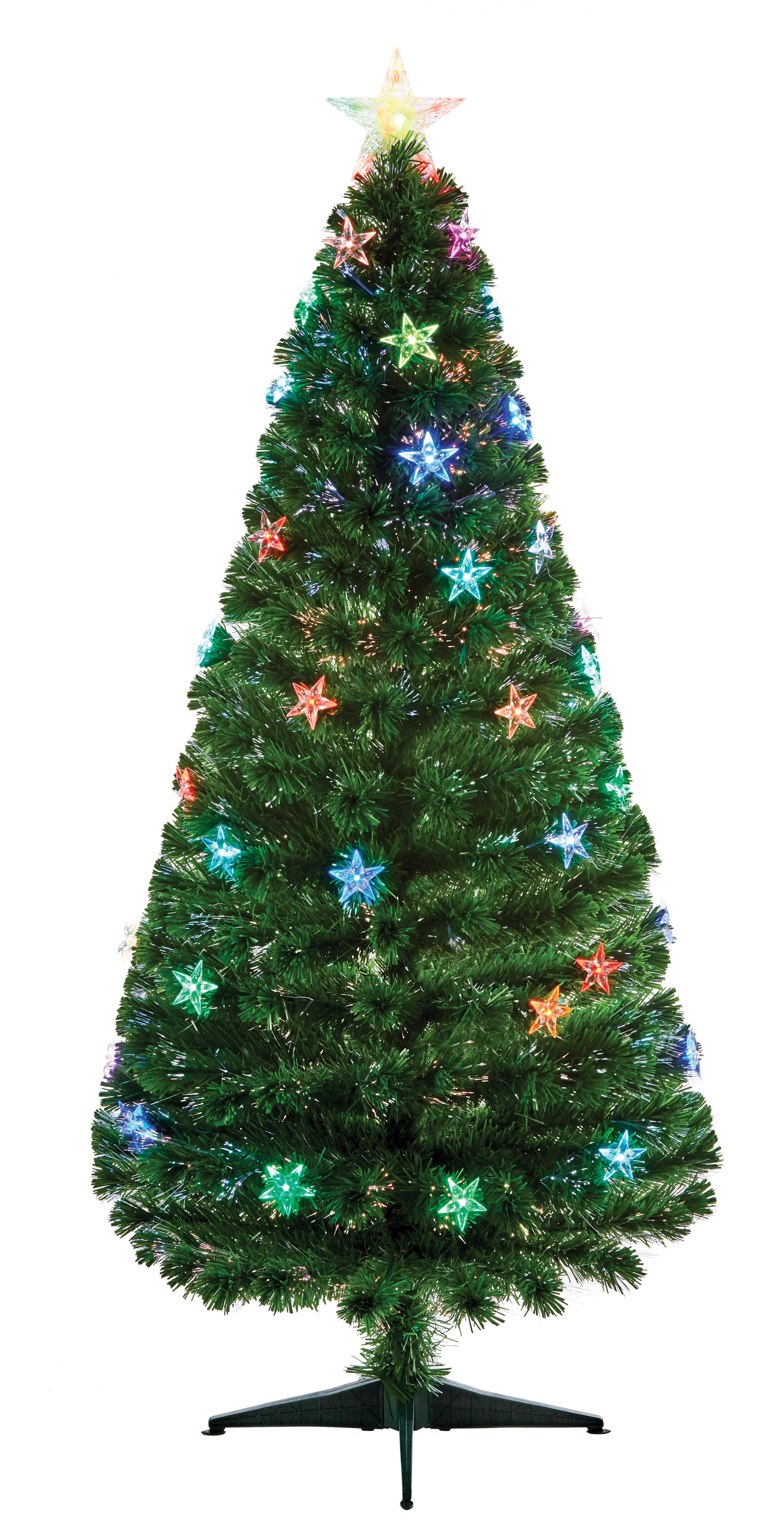 Fibre Optic Star Tree with Red, Blue & Green LEDs - Image 6