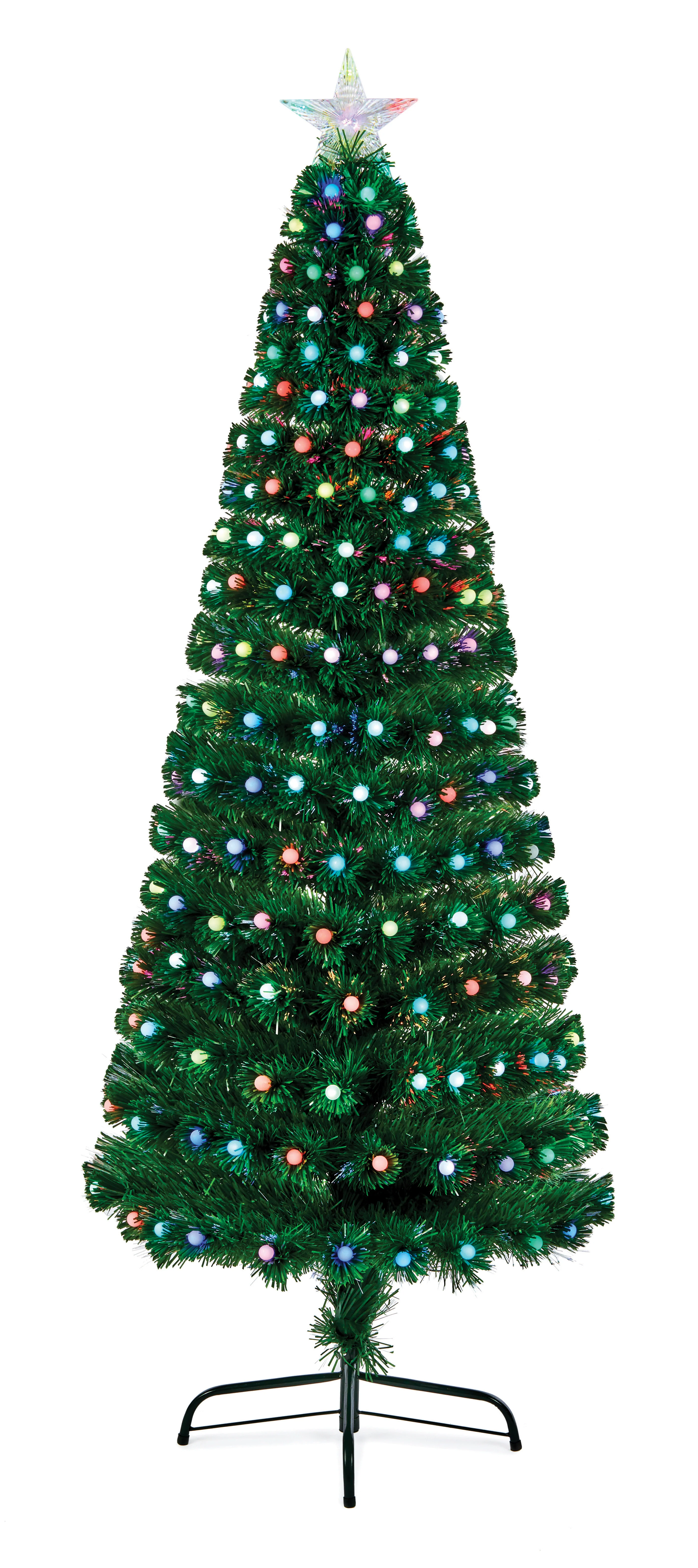 Fibre Optic Tree with Multi Coloured Colour Changing LEDs Small Balls - Image 4