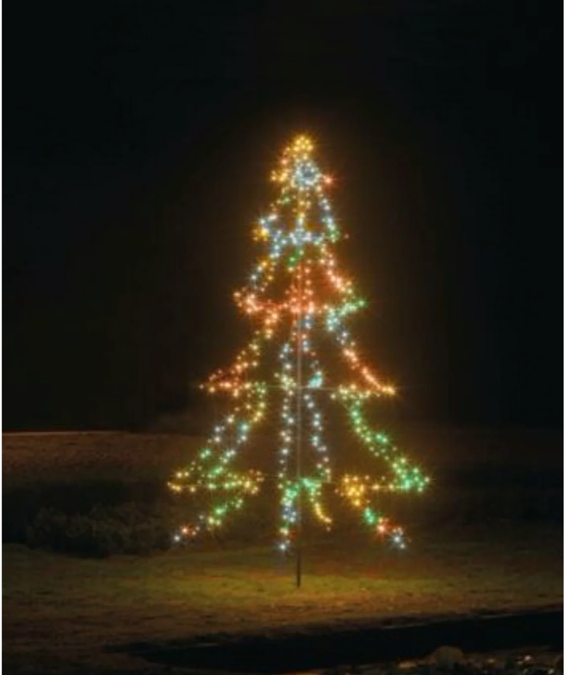 Kaemingk - 2m LED Light up Outdoor Christmas tree - 420 LEDs - Image 3