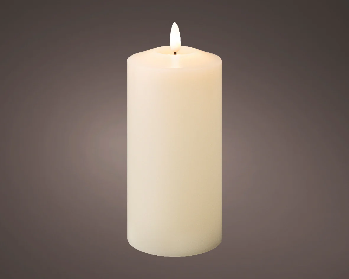 LED Wax Wick Church Candle - Real Flame Effect Technology - Image 3