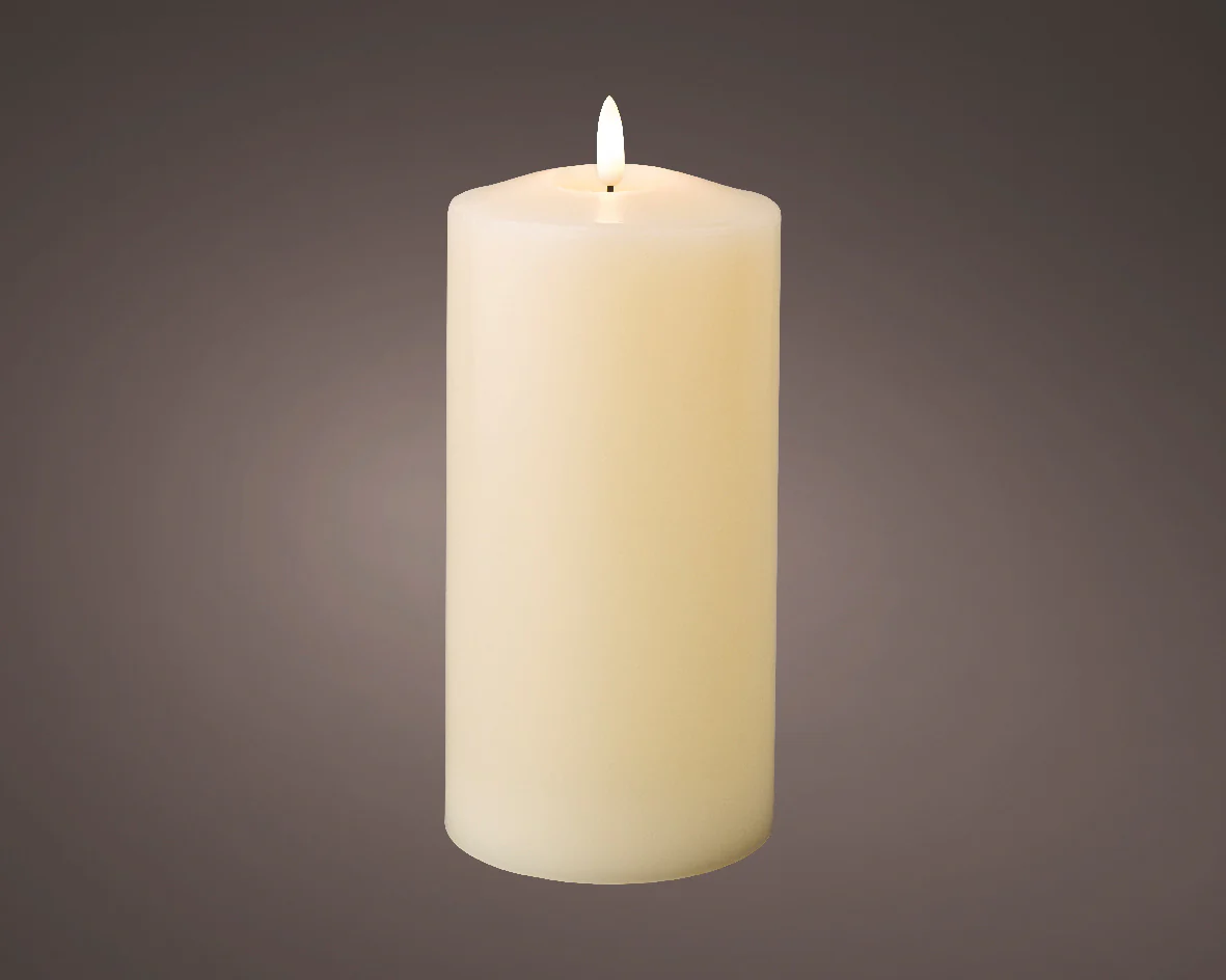 LED Wax Wick Church Candle - Real Flame Effect Technology - Image 6