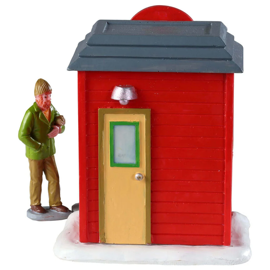 Lemax Global Bean Coffee Kiosk- Christmas Village Coffee Stall - Image 4