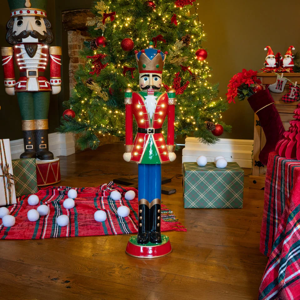 Norbert The 3ft Red Large Light Up LED Christmas Nutcracker - Image 9