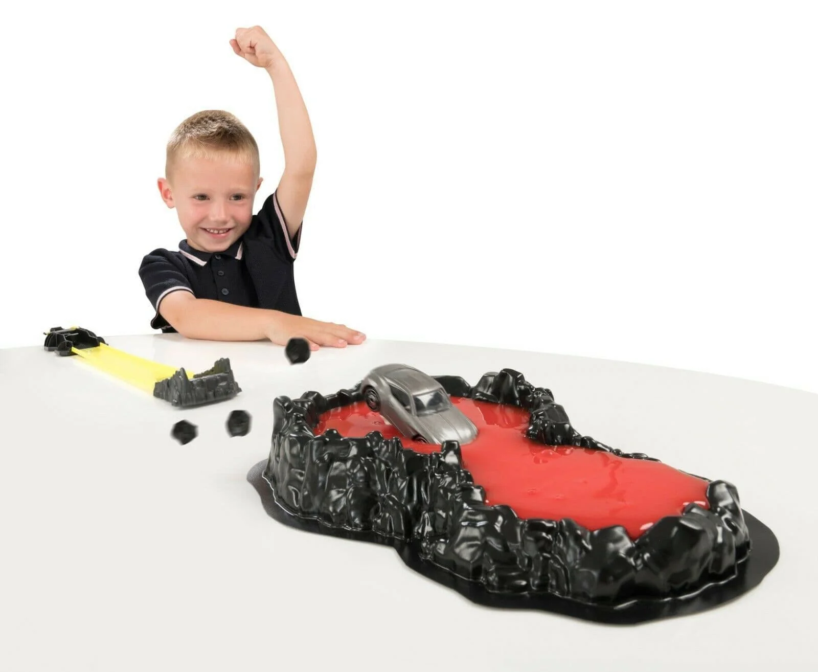 Teamsterz - Lava Splat Track Set including Toy Car & Slime Play Set - Image 3
